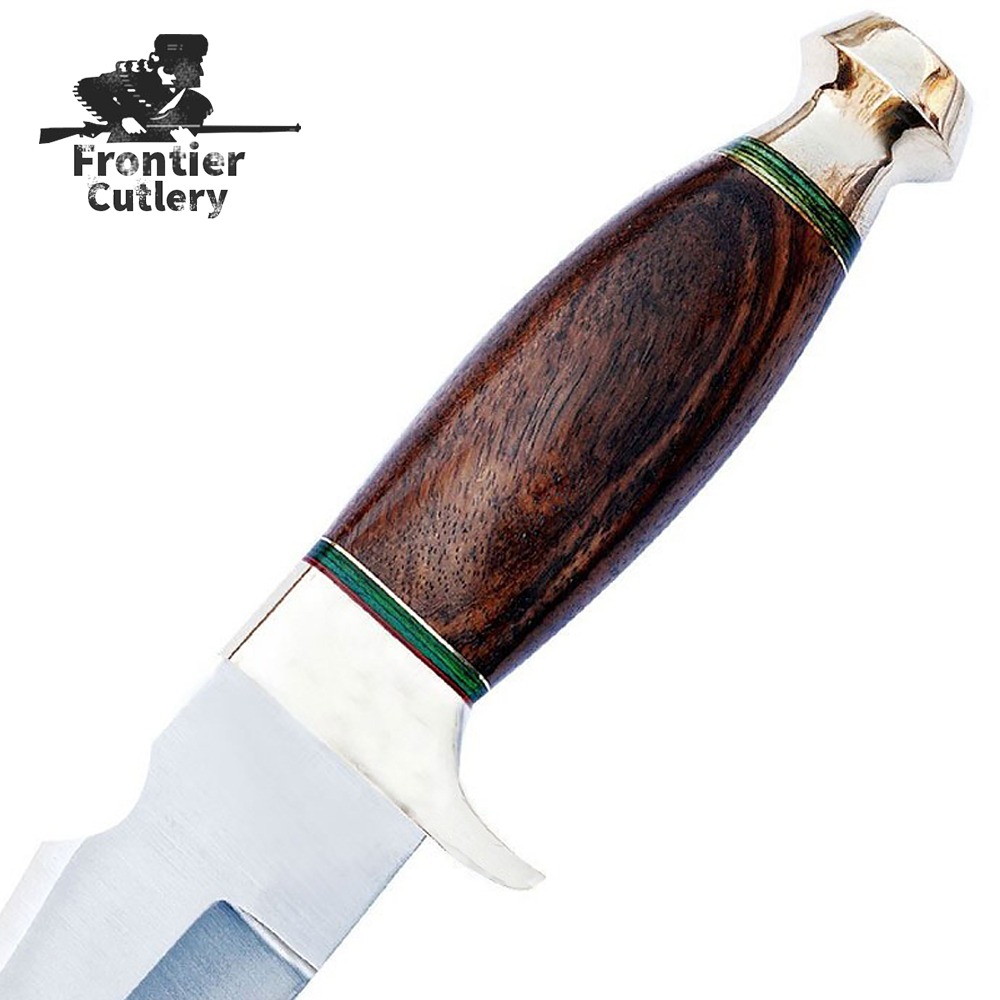 Custom Handmade Stainless Steel Blade Hunting Knife With Wood Handle